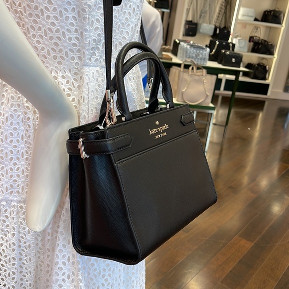 Kate Spade staci small satchel black NWT - Picture 12 of 16
